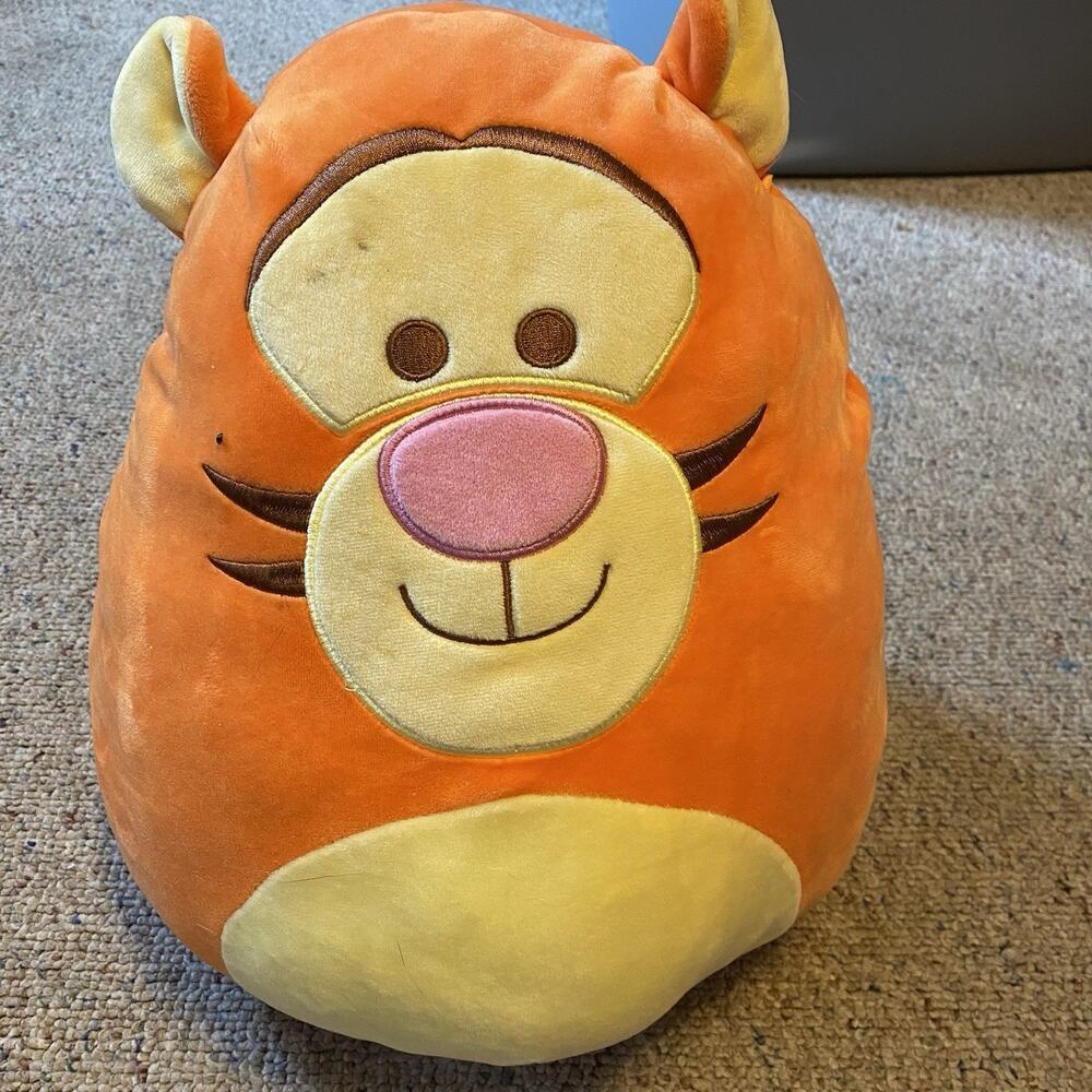 Original Squishmallow 12” Tigger Disney Winnie the Pooh 2021 KELLYTOY Flush Soft
